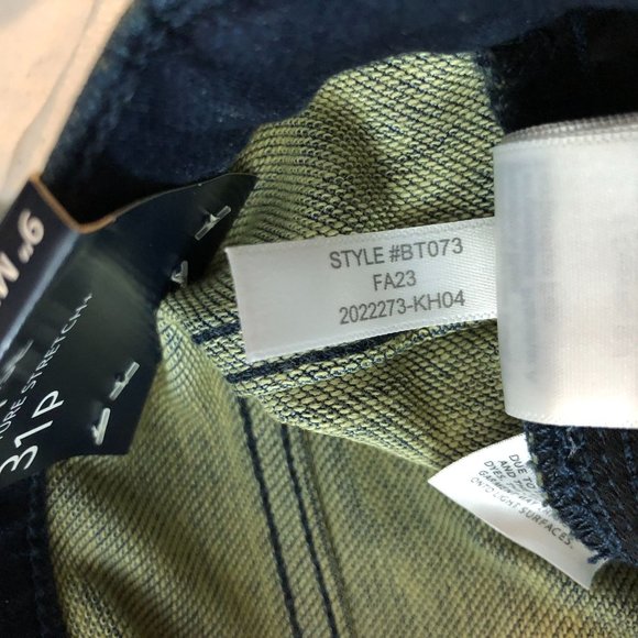 J.Crew Factory Womens 9" Mid-Rise Skinny Jeans Dark Wash Stretch 31P - Picture 7 of 8